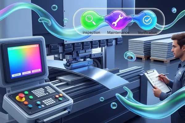 数控折弯机的日常维护，请尝试以下步骤